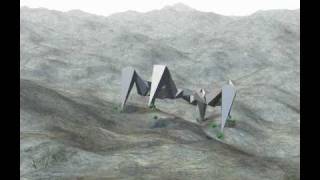Compliant dynamics hexapod locomotion