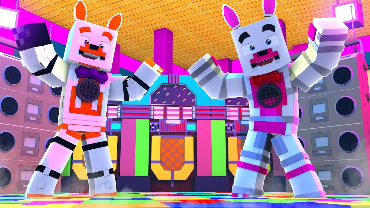 Murder Mystery Dance Party (Minecraft Fnaf Roleplay Adventure) fnaf sister location jogar