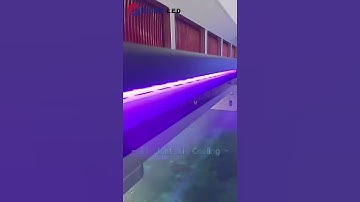 Air cooling UV LED curing system for intermittent PS label offset printing machine.