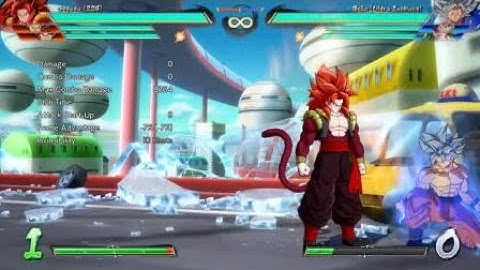 DBFZ SSJ4 Gogeta Quad Overhead fuzzy