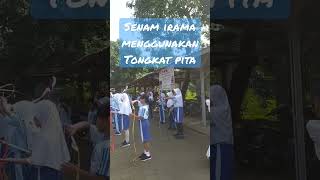 Senam irama 💃🕺menggunakan Tongkat pita | #senam #pjoksd #kelas3  #kurikulummerdeka