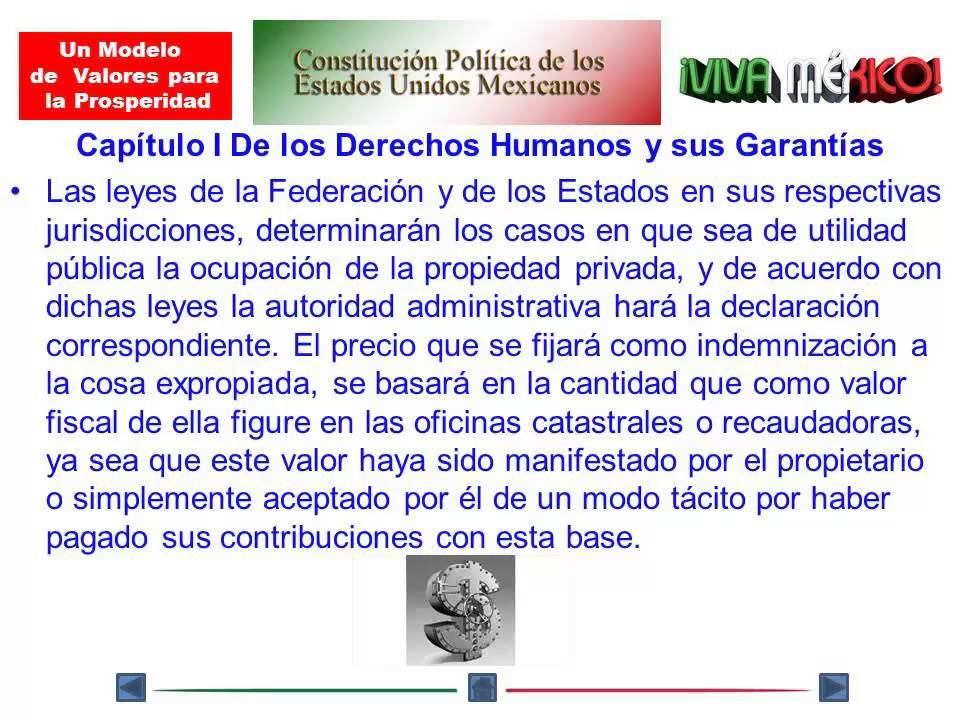 ARTÍCULO 27:NUESTRA CONSTITUCIÓN EN PRO DE UNA SOCIEDAD DE VALORES