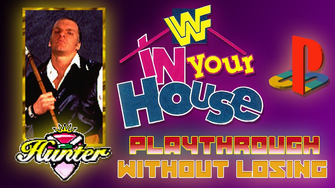 WWF In Your House (PS1) Playthrough. Hunter Hearst Helmsley. Hard Difficulty. SEASON MODE.