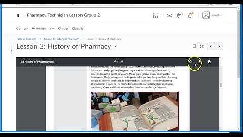 How to navigate the Ashworth College career course learning management system