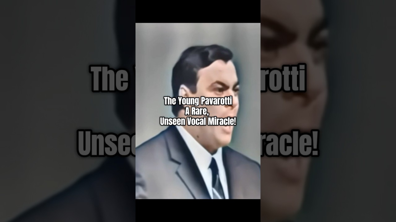 Pavarotti 🤯 WITHOUT THE BEARD! (La Donna E’ Mobile)