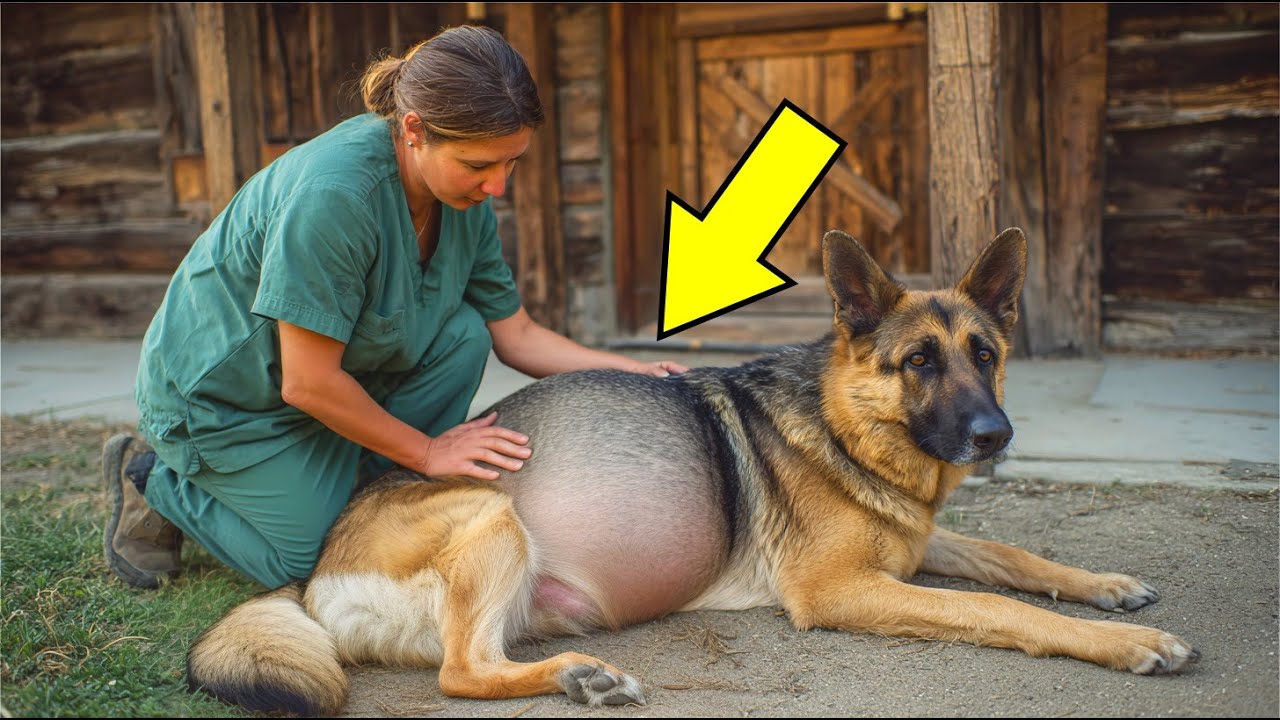 Schwangere Hündin kämpft bei der Geburt – Was der Tierarzt tat, rührte ...