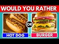 Would You Rather Food and Drink Edition  🍟🥑