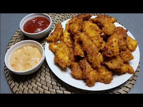 poulet-express-en-10-mn-très-croustillant-et-facile-دجاج-في-10-دقائق