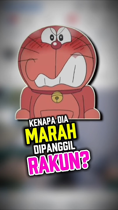 Kenapa Doraemon Marah saat dipanggil Rakun? #shorts
