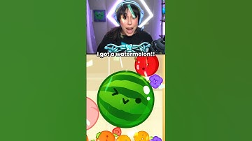 Getting my first watermelon in Suika Game #short