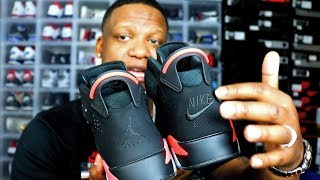 2014 VS 2019 BLACK INFRARED JORDAN 6 COMPARISON!!!