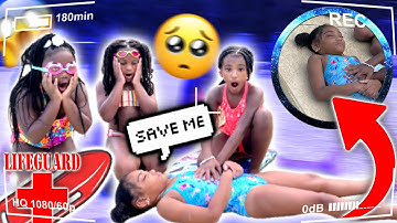 LifeGuard Gives Lani Love CPR ! 😱