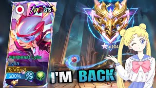 I AM BACK | LYLIA SOLO MYTHICAL IMMORTAL RANKED GAMEPLAY | MOBILE LEGENDS