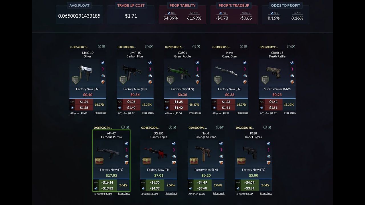 BEST CS:GO UNDER 2 DOLLARS PROFITABLE TRADE UP!! - YouTube