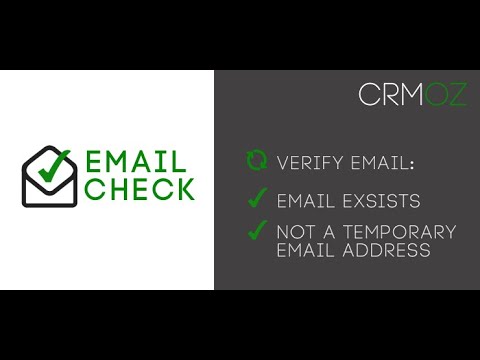 Email Checker video instruction