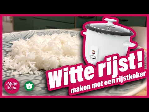DE BASIS: Witte rijst (Nasi Putih) koken met een rijstkoker