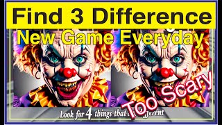 Find the difference, game 2 CLOWNS, pics are ai, 4 games 60 seconds, new game everyday screenshot 2