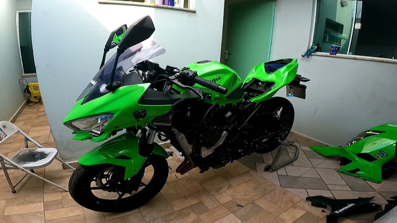 COMO DESMONTAR E MONTAR AS CARENAGENS DA NINJA 400