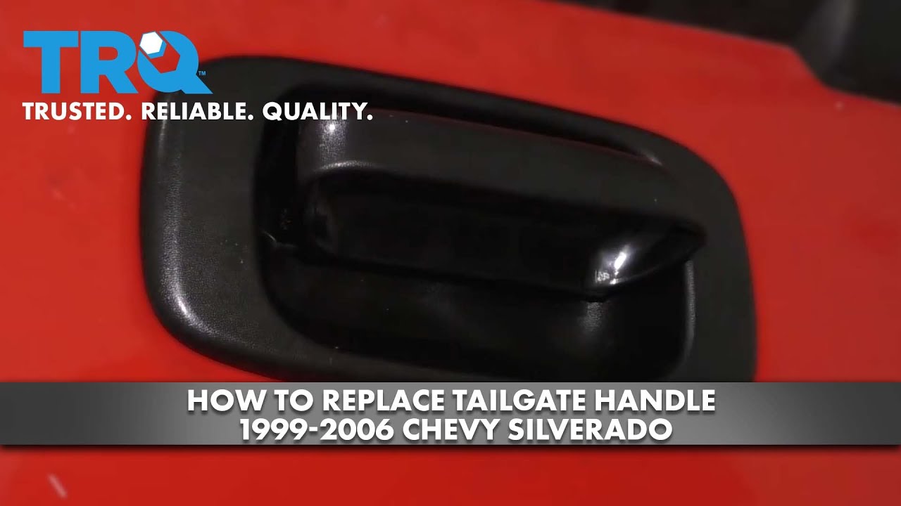 How to Replace Tailgate Handle 1999-2006 Chevy Silverado 