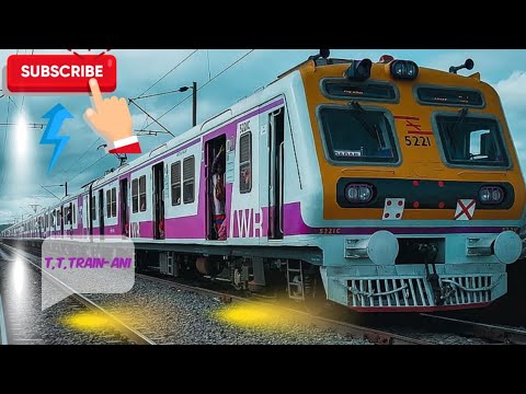 Local Passenger Train running on platform very slow 🚂| TTTRAINANI | # ...
