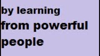 Neely Fuller Jr- How to Become Powerful