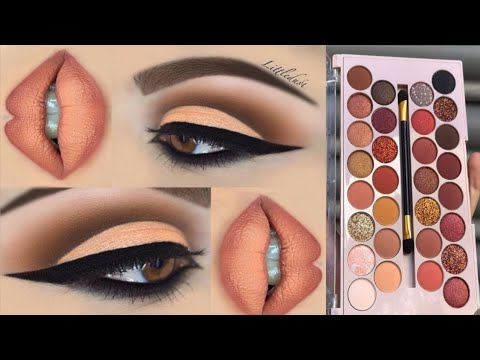 Simple eye makeup tutorial Step by step easy eye look Hoorain Fatima ...