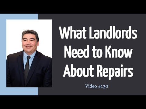 Does Landlord Need To Give Notice To Repair Exterior?