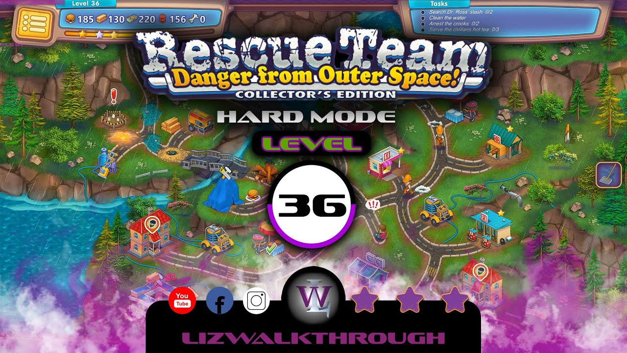Purple Rescue Team. Level 36