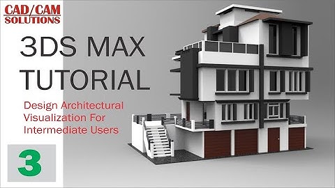 03- 3DS Max & AEC Extended || Staircase || 3DS Max Full Modeling Tutorials in Hindi