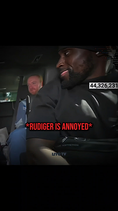 Jamal makes Rudiger angry 🥶