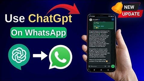 ChatGPT on Watsapp | How to use chat GPT to watsapp | ChatGPT watsapp