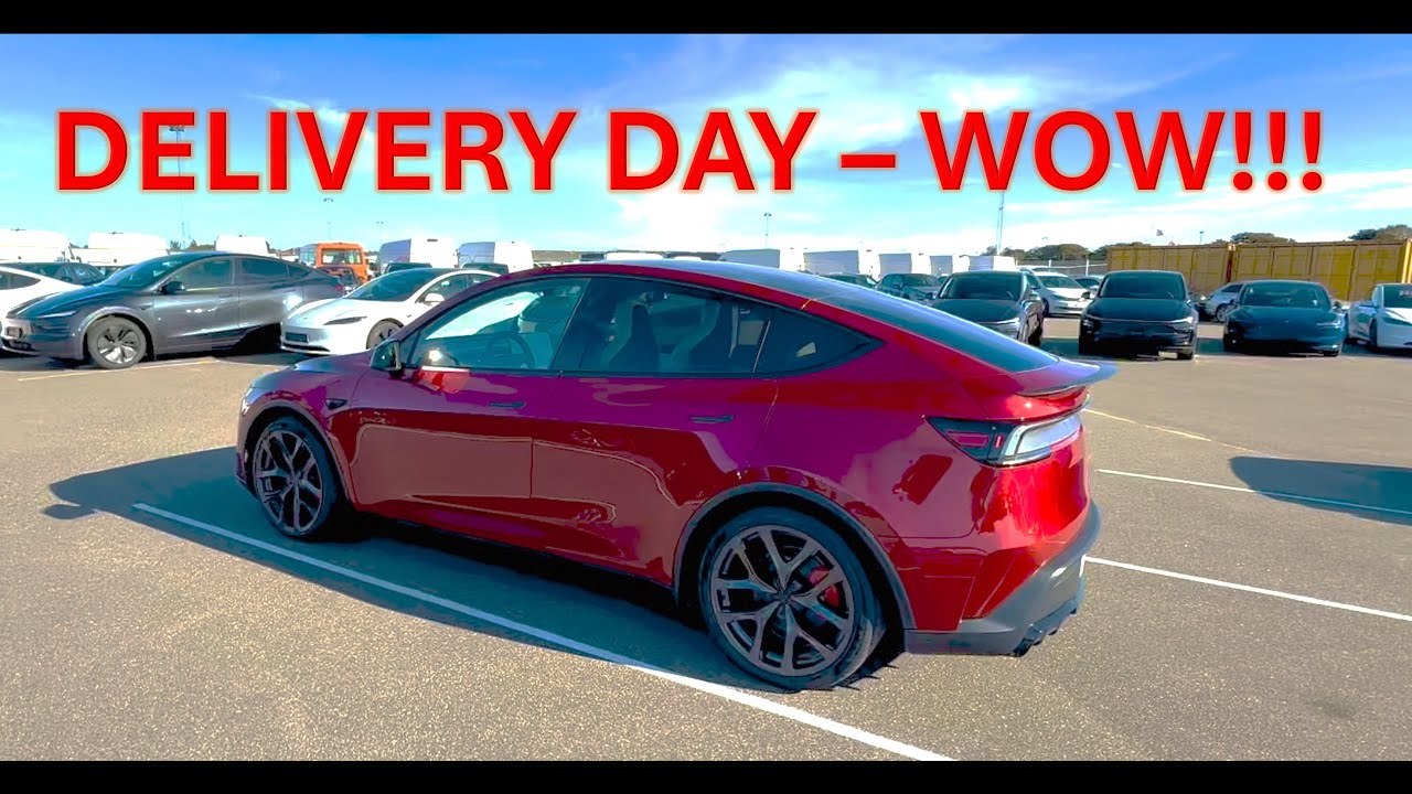 Delivery of the New Tesla Model Y Performance from 2025 - WOW! - YouTube
