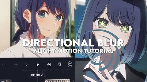 Directional Blur Shake (Tutorial & Preset)  || Alight Motion