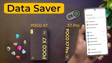 Poco X7 / X7 Pro: How to Turn On Data Saver ⚡ Poco X7 me Mobile Data Saving Kaise Kare