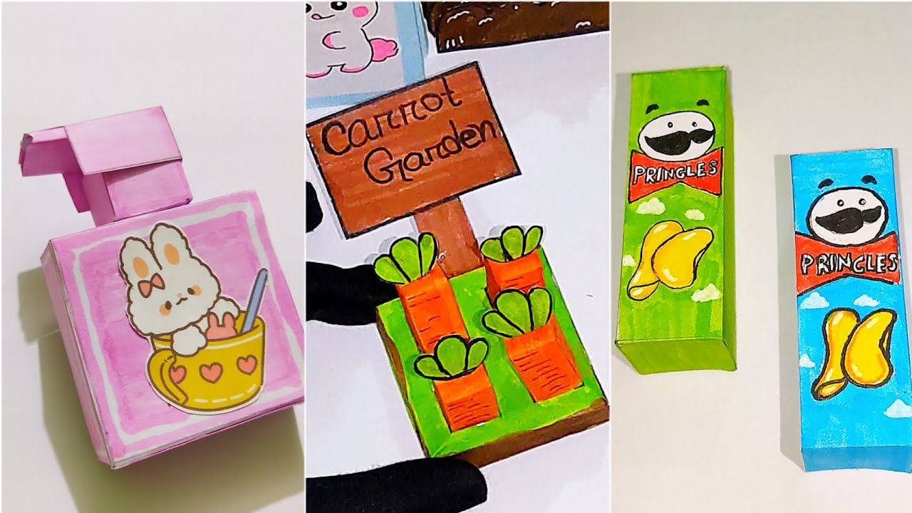 easy-craft-ideas-diy-miniature-craft-ideas-paper-craft-ideas-youtube