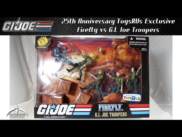 GI Joe 25th Anniversary Toys 'R Us Exclusive Firefly vs G.I. Joe