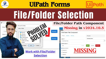 Work with File & Folder Selection in UiPath Forms (2024.10.5) | #UiPathForms #UiPathRPA