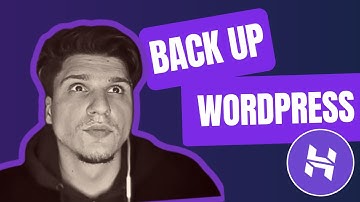 How Do I Back Up Wordpress With A Plugin Onhostinger Website Builder