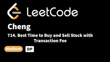 LeetCode 714. Best Time to Buy and Sell Stock with Transaction Fee