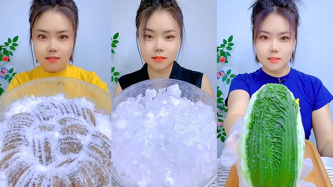 Homemade Traditional Chinese Ice Eating Show #27