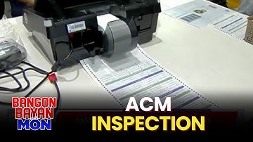 Automated counting machines, ininspesksyon ng Comelec | #BangonBayanWithMon