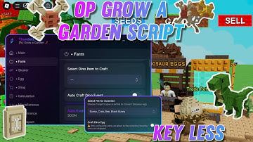 Grow a Garden Script GUI | AUTO EVENT INFINITE DINOSAUR EGG PET SPAWNER *NO KEY*