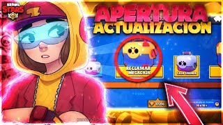 ? APERTURA DE CAJAS EN LA NUEVA ACTUALIZACIÓN DE BRAWL STARS *SALE MAL*✔️[Glapi06]