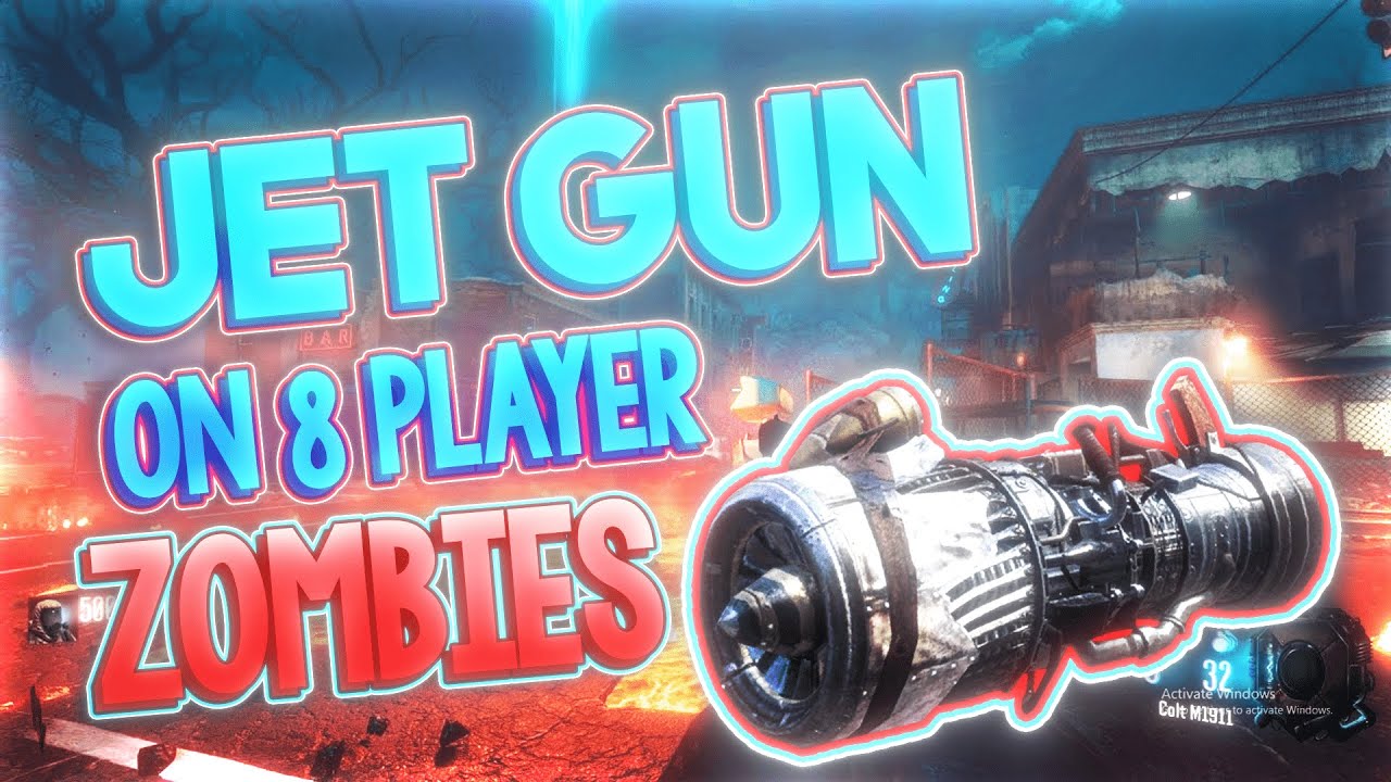 We Built The Jet Gun on 8 Player Zombies [Plutonium] YouTube