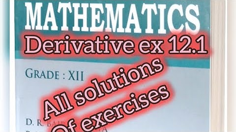 Derivative exercise 12.1 |6(e) (coshx)^sinh-1x | Neb