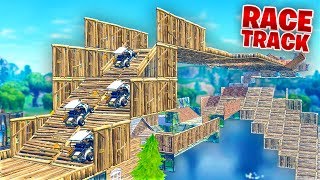 BIGGEST CUSTOM RACE TRACK EVER in Fortnite PLAYGROUND V2