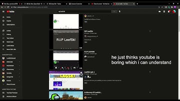 Why are people acting like leafski is dead