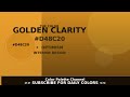 Golden Clarity: The Color of Optimism!