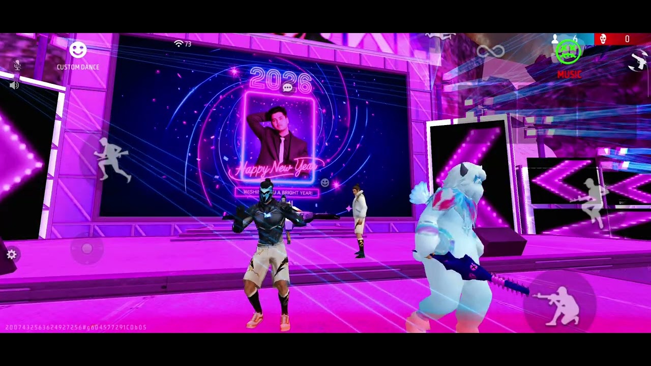 ⭐⭐♥️Free Fire Dance Party Map Is So Crazy! 😂🔥 | Best Craftland Map 2026