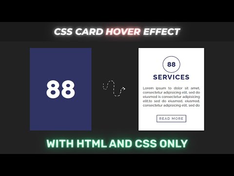 Easy CSS Card | Hover Effect | CSS Card Hover Effects | HTML & CSS Only